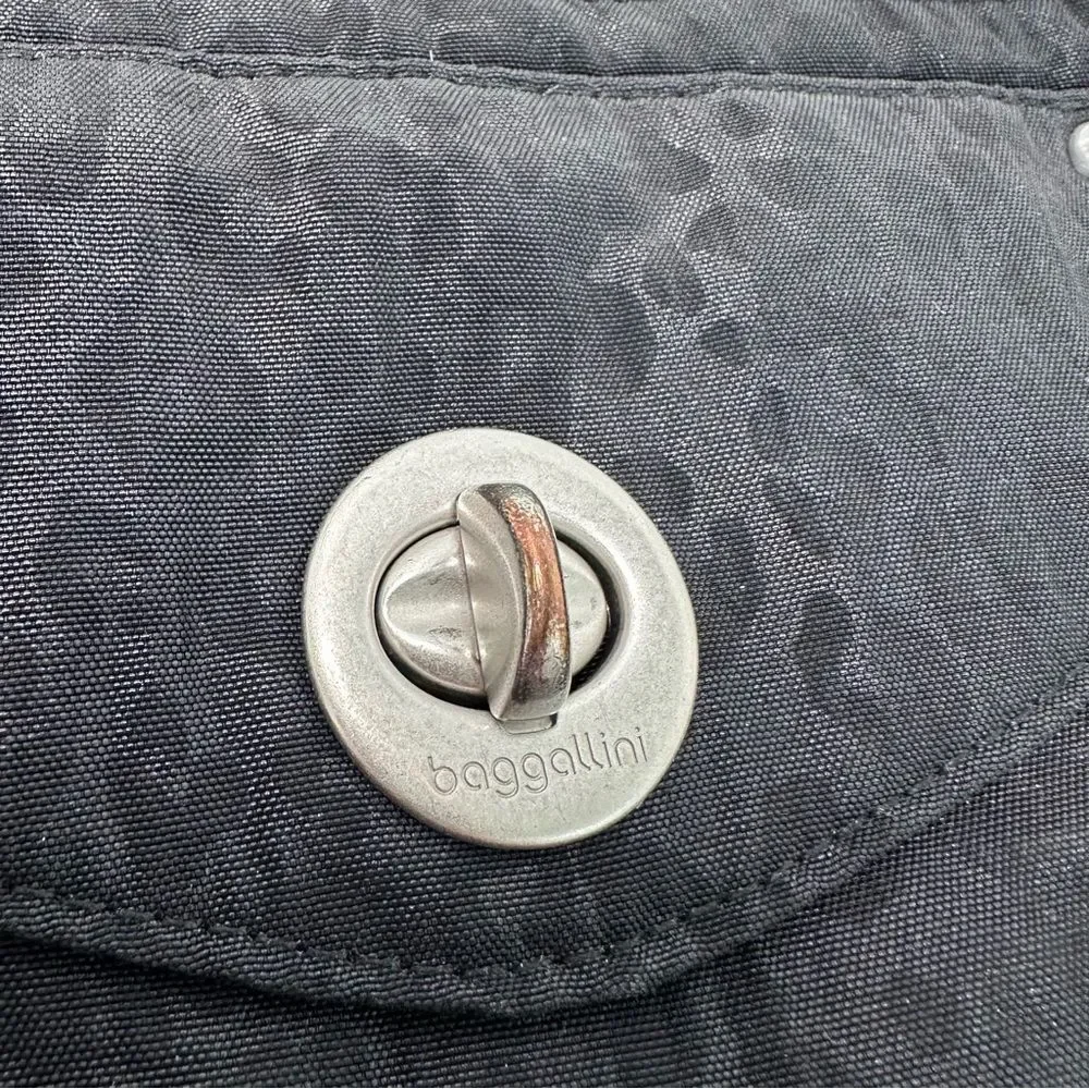 Baggallini Black‎ Leopard Print Bag